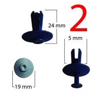 Tornillo Plastico Clips Traba Plastico Honda O Yamaha Top Tornillo Plastico Clips Traba Plastico Honda O Yamaha Top