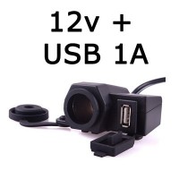 Toma 12 Volt C Usb Y Soporte Manubrio Con Instalacion Elect Toma 12 Volt C Usb Y Soporte Manubrio Con Instalacion Elect